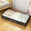 Foldable Underbed Storage Bag with Reinforced Handle Portable Large Capacity Clothes Quilt Bag Dustproof Organizer