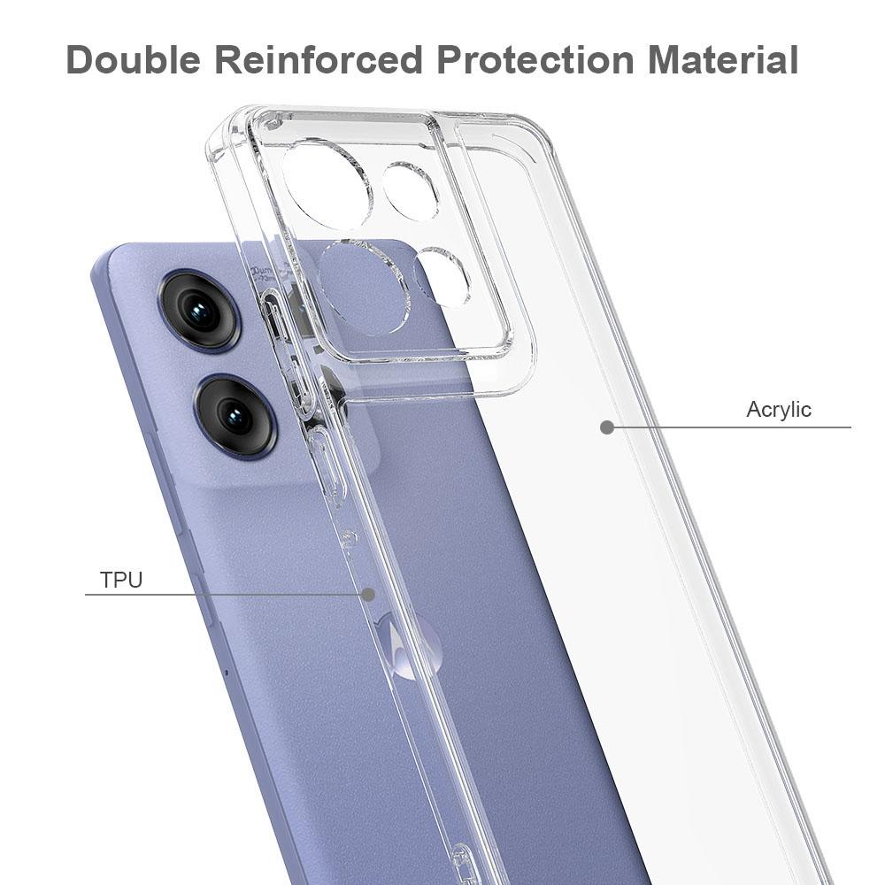 For Motorola Edge 60 Neo 5G/Edge 50 Neo 5G/Moto S50 5G/Thinkphone 25 5G Clear Phone Case TPU+Acrylic Shockproof Phone Back Cover