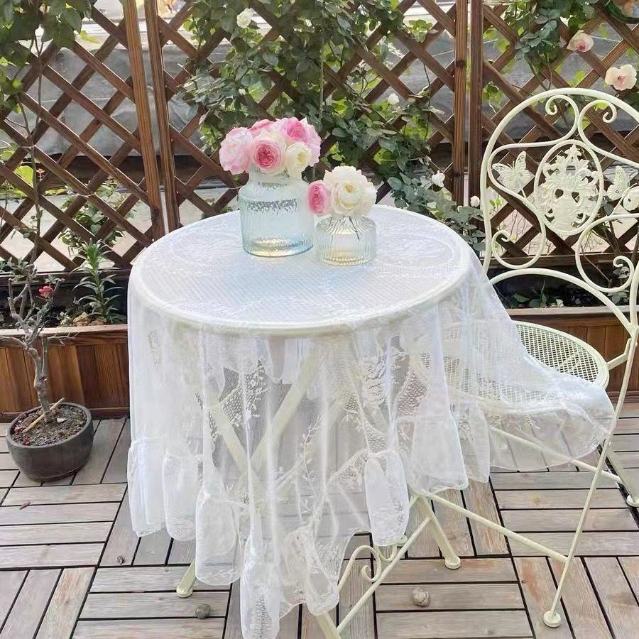 Bohemian Balcony Folding Round Table Cloth American Dining Table Cloth Square Mahjong Tablecloth High-grade Nordic Style Coffee Table Cloth