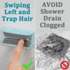 Reusable Silicone Shower Hair Catcher Wall Mounted Hair Stopper Hair Collector For Sink Bathtub Bathroom Accessories