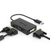 WAVLINK Full HD Mini Docking Station A to HDMI VGA DVI Conversion 2K Display Adapter Display HDMI Output Output Output Ejected USB3.0 USB3.0