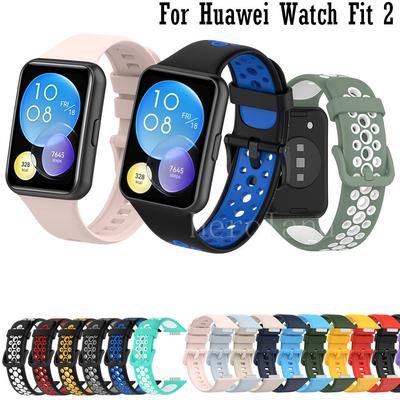 Спортивный силиконовый ремешок для часов для Huawei Watch Fit 2, ремешок для смарт-часов, браслет-аксессуар для Huawei Fit2