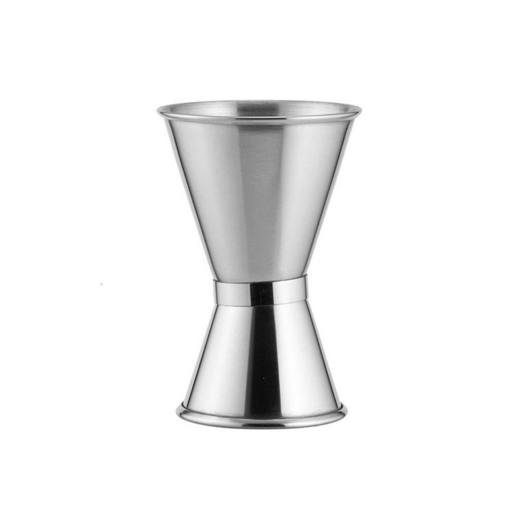 Dual Shot Stainless Steel Measuring Cups 15/30 25/50 20/40ml Polished Cocktail Jigger Surface Smooth Rolled Cup Edge Ounce Cup