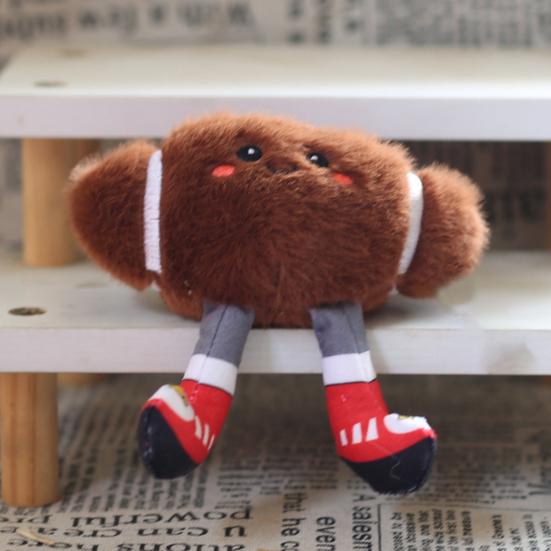 Doll Pendant Hanging Decoration Sports Theme Design Soft Plush Fabric Doll Charm Soccer Basketball Badminton Styles Doll Toy