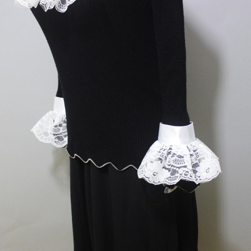 Декоративные ложные рукава Жабо воротник для женщины Эластичные манжеты Съемный воротник Свадебное платье Шитье Манжеты