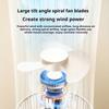 Настольный вентилятор с креплением на стену, 5 скоростей, малошумный электрический вентилятор, портативный вентилятор для циркуляции воздуха для дома, офиса, спальни