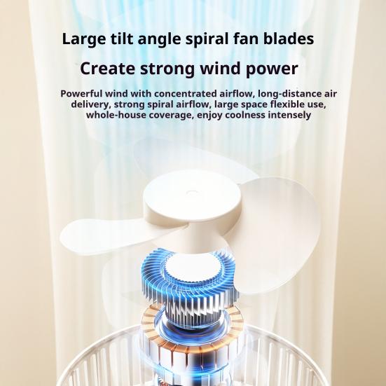 Настольный вентилятор с креплением на стену, 5 скоростей, малошумный электрический вентилятор, портативный вентилятор для циркуляции воздуха для дома, офиса, спальни