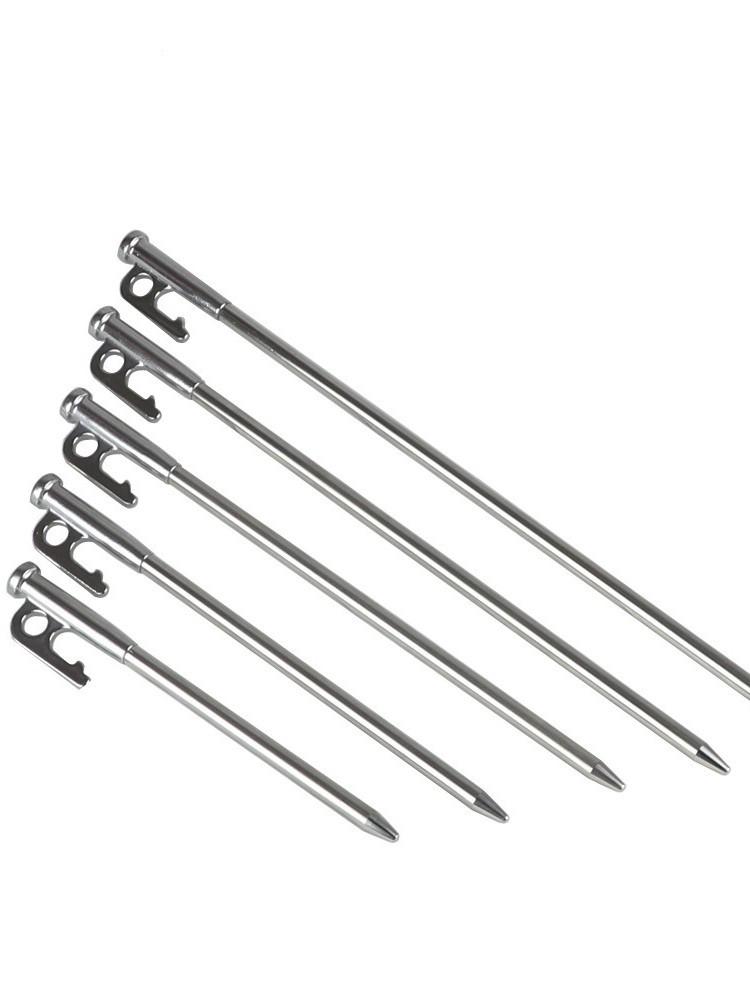 Stainless Steel 420 Anti-Pullout Tent Stakes for Camping and Tarp Setup