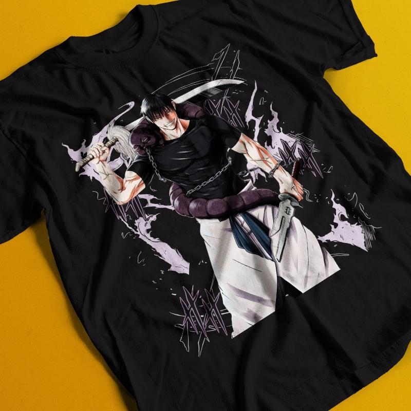 Футболка Тодзи Фусигуро, Футболка Годжо Сатору, Футболка Jujutsu Kaisen, Мужская футболка, Летняя новая мужская и женская уличная одежда