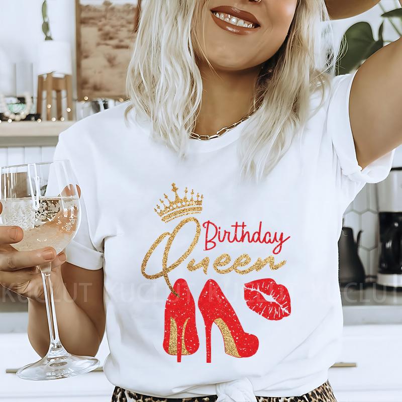 Женская футболка 40th Fabulous Tees Женская футболка для вечеринки в честь 40-летия королевы Модные графические топы Повседневная эстетичная женская одежда