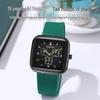 Trendy Student Quartz Watch: Minimalist High-End Alloy & Silicone Design for Women