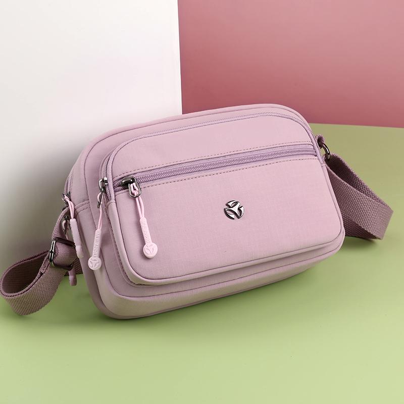 Сумка для поездок на работу Водоотталкивающая нейлоновая сумка Дорожная сумка через плечо Женская сумка через плечо Маленькая квадратная сумка