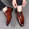 Лидер продаж Мужская кожаная обувь Модный ретро классический стиль Свадьба На Открытом Воздухе Вечеринка Досуг Бизнес Прогулки Мужская обувь