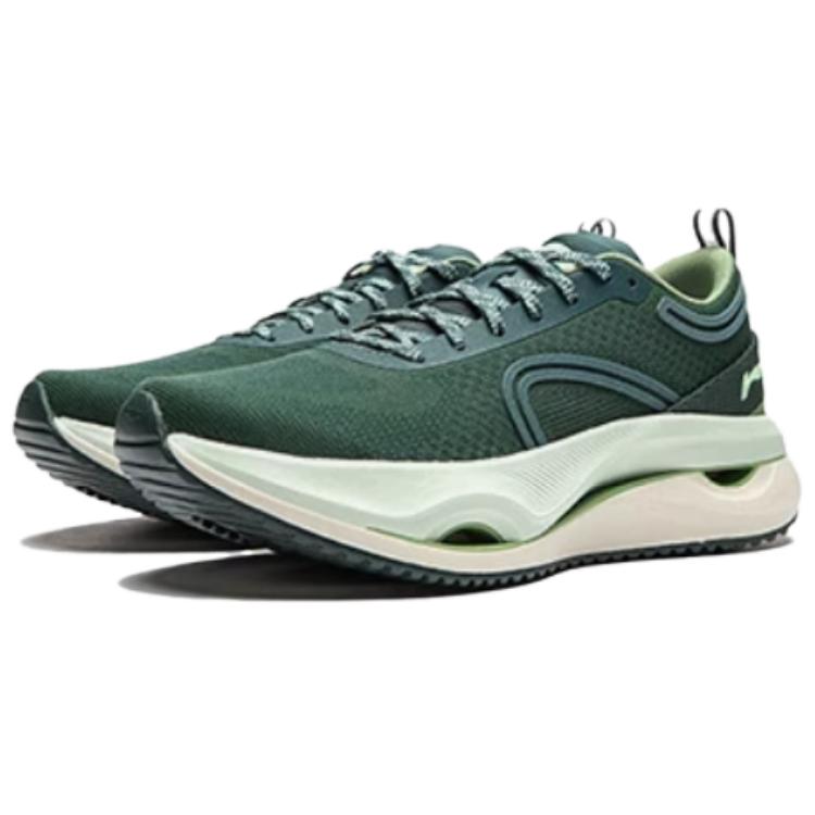 Li Ning Jing Hong Comfortable Versatile Commuting Trendy Shock Absorbing Non-Slip Wear-Resistant Lightweight Rebound Low-Top Running Shoes ARHU006-5