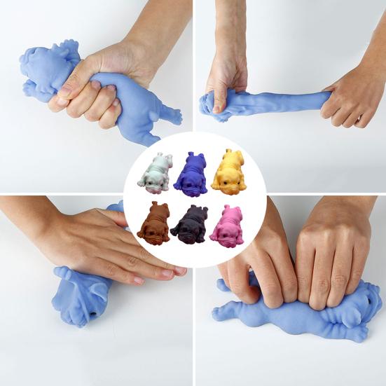 Squishyies Mochi Pug Puppy Squeeze Healing Fun Kawaiis Stress Reliever Toys Gifts Squeezing Kids Adult Toy