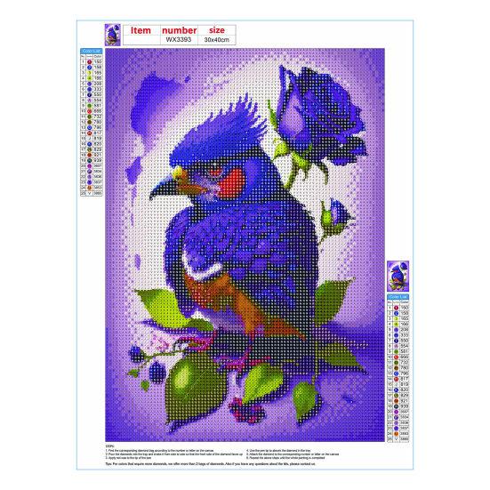 Полный дрель Алмазный художественный набор милый животный узор Улучшение координации восприятия Вышивка Алмазная мозаика Художественный домашний декор подарок