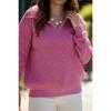 V Polo Neck Thessaloniki Rice Knitted Long Sleeve Comfortable Fit Winter Thick Knitwear Knitted Sweater