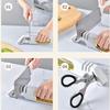 4-in-1 Cutter Sharpener With 4-Step System Kitchen Quick Sharpener For Scissors
