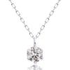 PT900 Platinum Solitaire Diamond Necklace 1 Piece [Lara Christie] 0.1ct Lp51-0001-pt