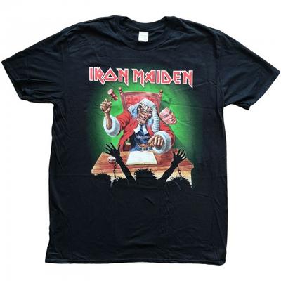 Iron Maiden Футболка унисекс для взрослых с глухим приговором