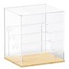 SAMIKAGO Acrylic Case Exhibition Stand with Door Transparent Exhibition Case Staircase Hinadan Collection Case Figure Case Display Stand Showcase