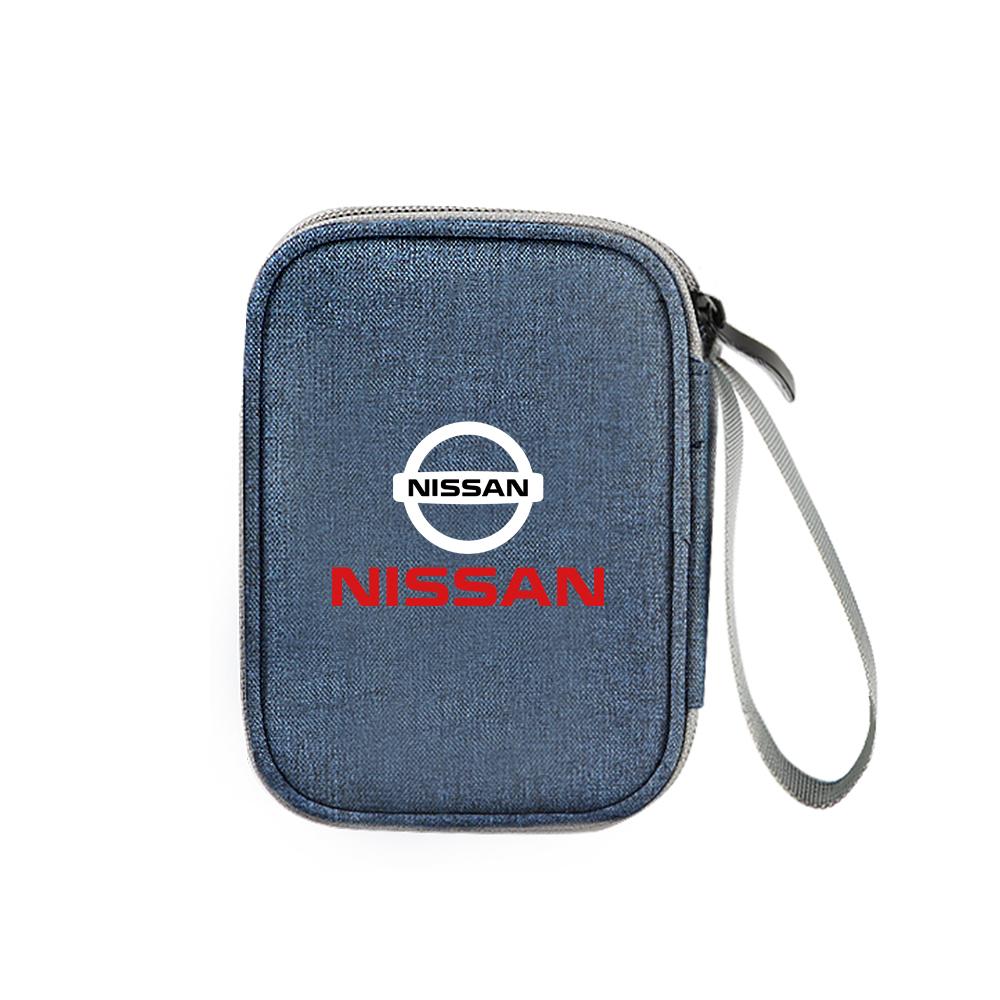 CGCBZC1 Car Storage Pocket Multi-use Organizer Box Phone Key Stowing Tidying Bags For Nissan Nismo Almera Tiida Sunny QASHQAI Skyline