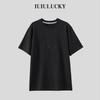 Women's Heavyweight Cotton Short Sleeve Crew Neck Printed Tee