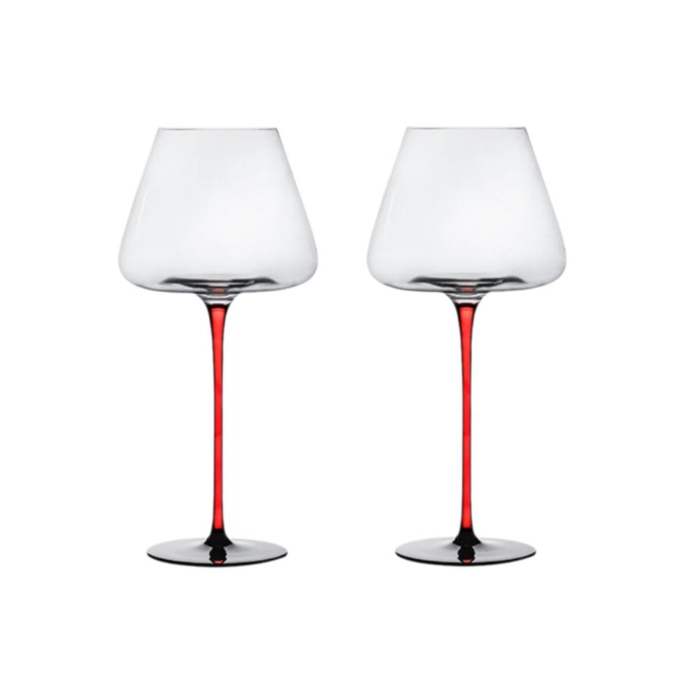 2 шт. Бокалы для красного вина из хрусталя в европейском стиле, Красный держатель, Бокал для красного вина, Роскошный бокал для шампанского, Вечеринка