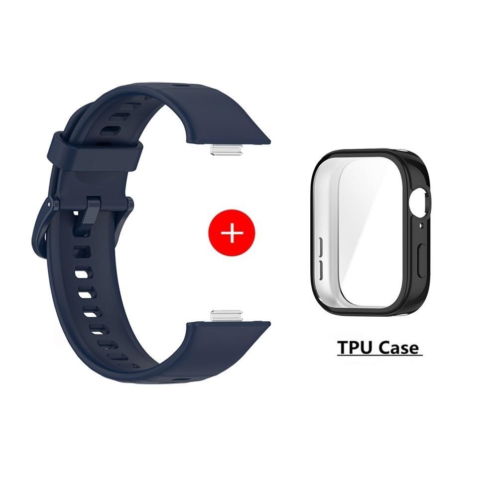 Sport Silicone Band+Case For Huawei Watch Fit 3 Strap Smartwatch Accessories Replacement Correas Bracelet for Huawei Watch fit3