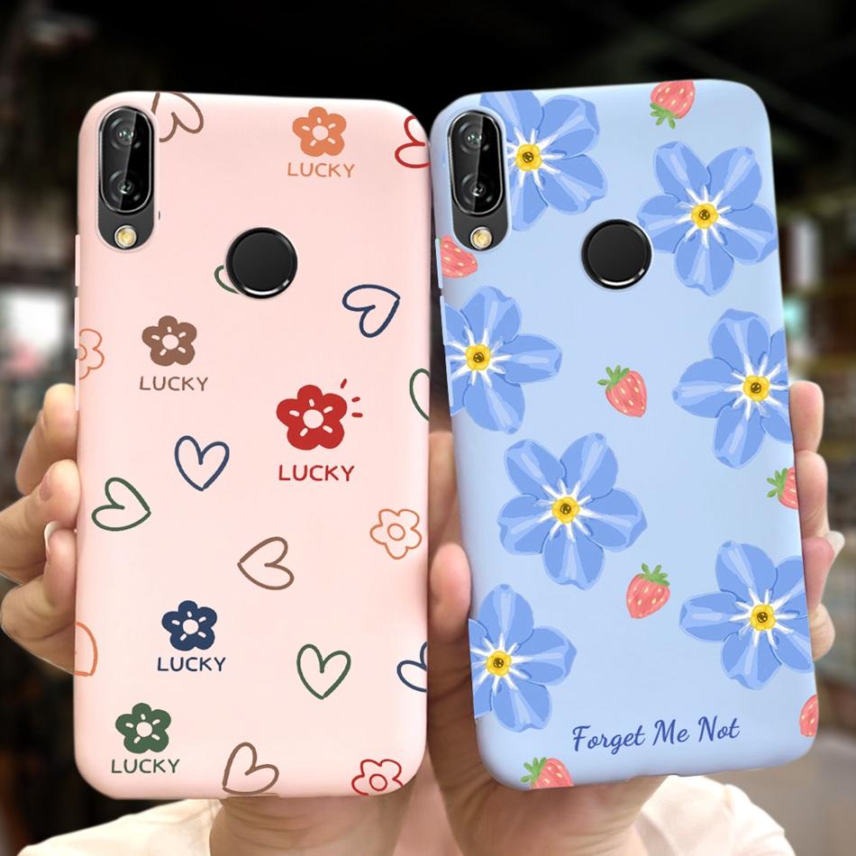Чехол для Huawei P20 Lite Nova 3e ANE-LX1 ANE-LX2 Милый Мультяшный Конфетный Цвет Силиконовые Чехлы для Телефона Для Huawei P20lite Мягкая TPU Обложка
