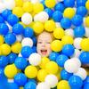 100Pcs/Set Colorful Pit Ball 45691 Colors Thickened PE Crush Proof BPA Phthalate Free Indoor Outdoor Baby Toddler Kids