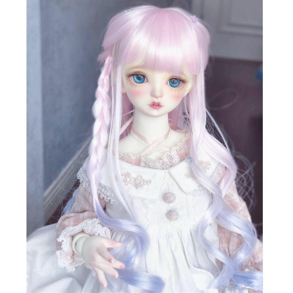 1/6 парик для кукольных волос Bjd куклы волосы короткие парик бобо милые длинные прямые волнистые волосы для девочек