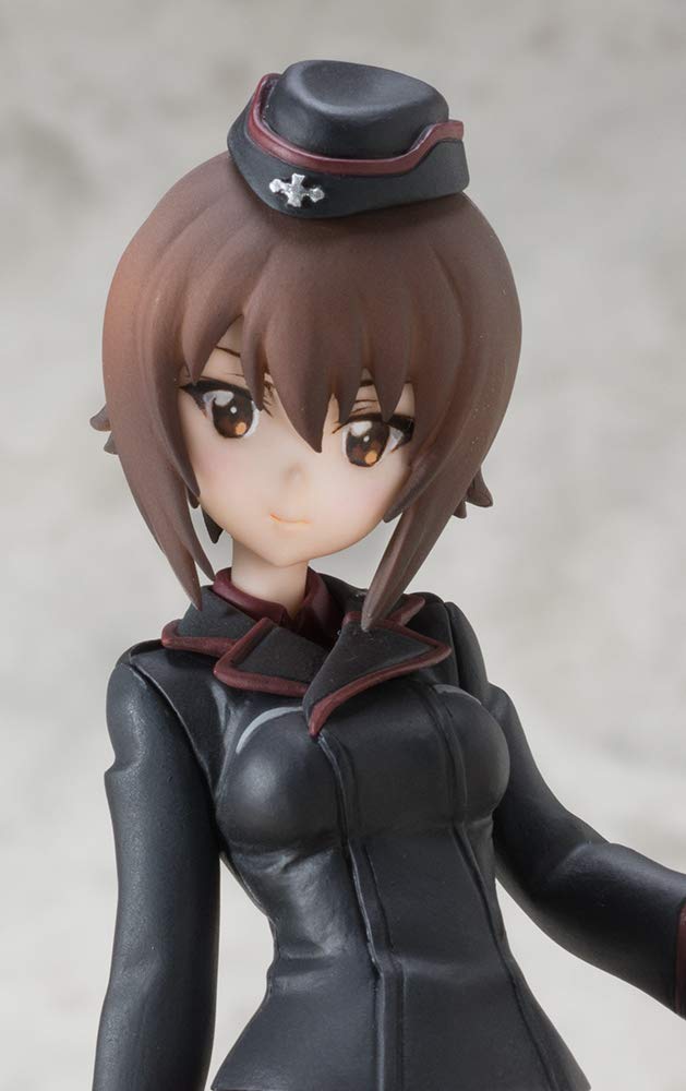 Фигурка SiP Doll Girls Panzer Maho Nishizumi Высота 15 см ПВХ окрашена и приблизительно. (сидя 9,5 см) Немасштабируемый