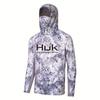 Рыболовная рубашка Huk с капюшоном для защиты от УФ-излучения - Защита от солнца и свободный крой для летней морской рыбалки