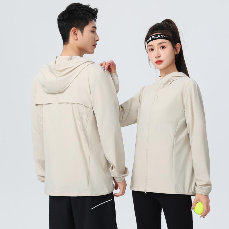 Desan sunscreen clothing outdoor breathable ice silk jacket UV-proof waterproof long-sleeved sunscreen clothing top