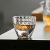 50 мл Роскошный бокал для вина с золотой фольгой Креативные подарки Алмазная живопись Бокал для виски Бокал для бренди Водка Посуда Стеклянный Прозрачный стопка