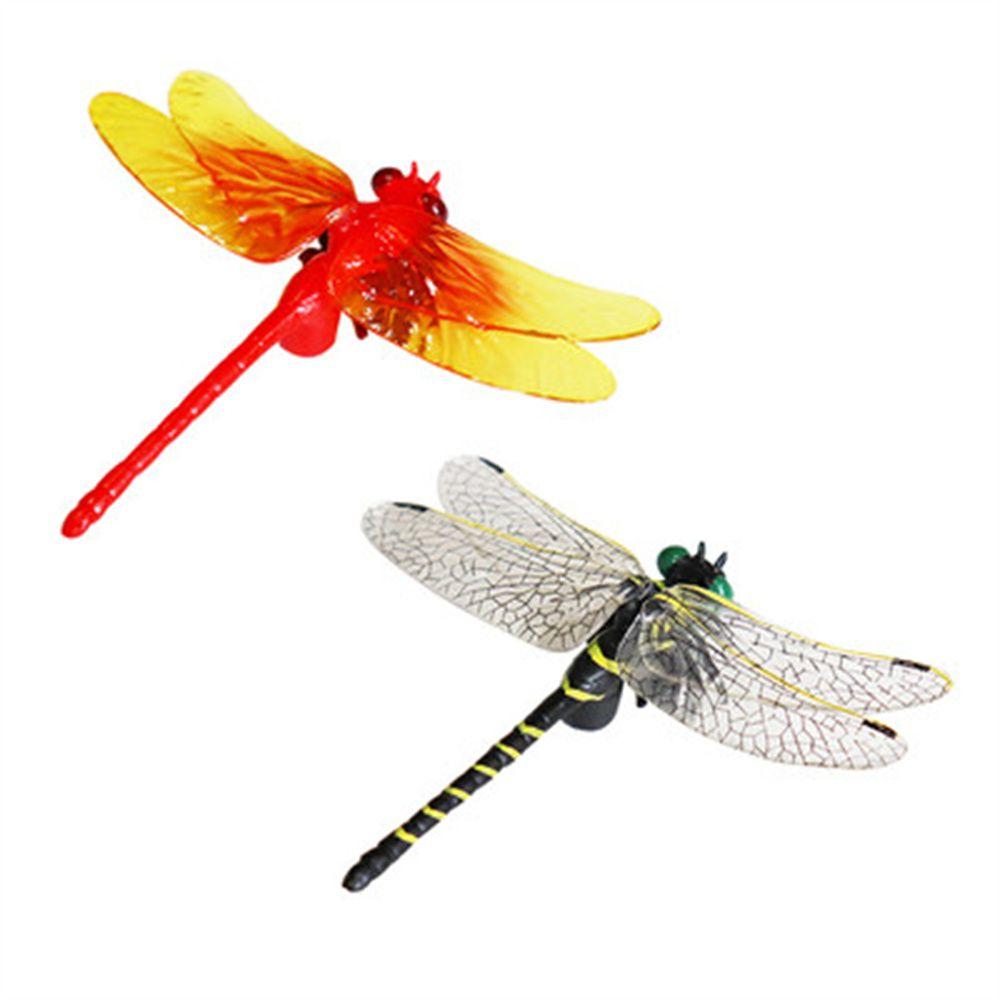 Jokes PVC 12cm Animal Model Dragonfly Action Figures Insects Model Dragonfly Model Animal Figures