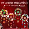 Детские DIY Рождественская елка Венок Подвески Украшения для Праздничного Декора