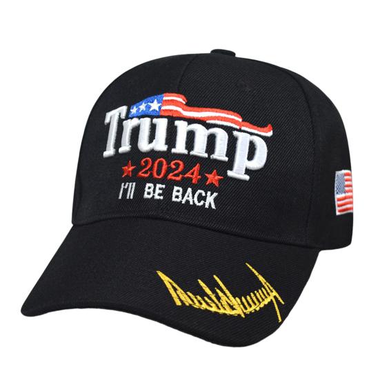 Сетчатая бейсболка 2024 Keep America Great, шляпа Трампа с вышитой буквой, легкая регулируемая шляпа с американским флагом