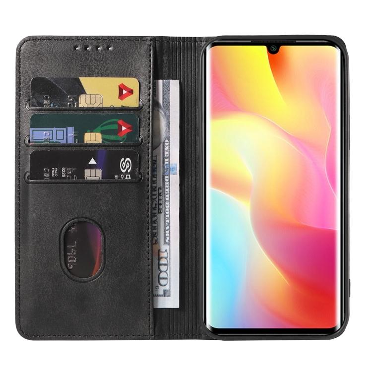 For Xiaomi Mi Note 10 Lite Magnetic Closure Leather Phone Case