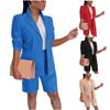 (Острая курица)Женский костюм, пиджак, шорты, комплект из двух предметов, пальто, однотонный тонкий костюм