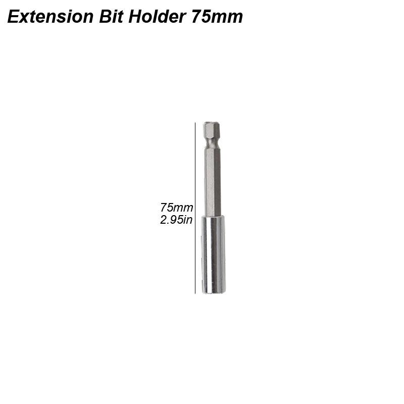 Screwdriver Bit Extension Rod 1/4 Hex Batten Head Quick Change Power Screw Driver Adapter Attachment Long Handle Magnetic Tool