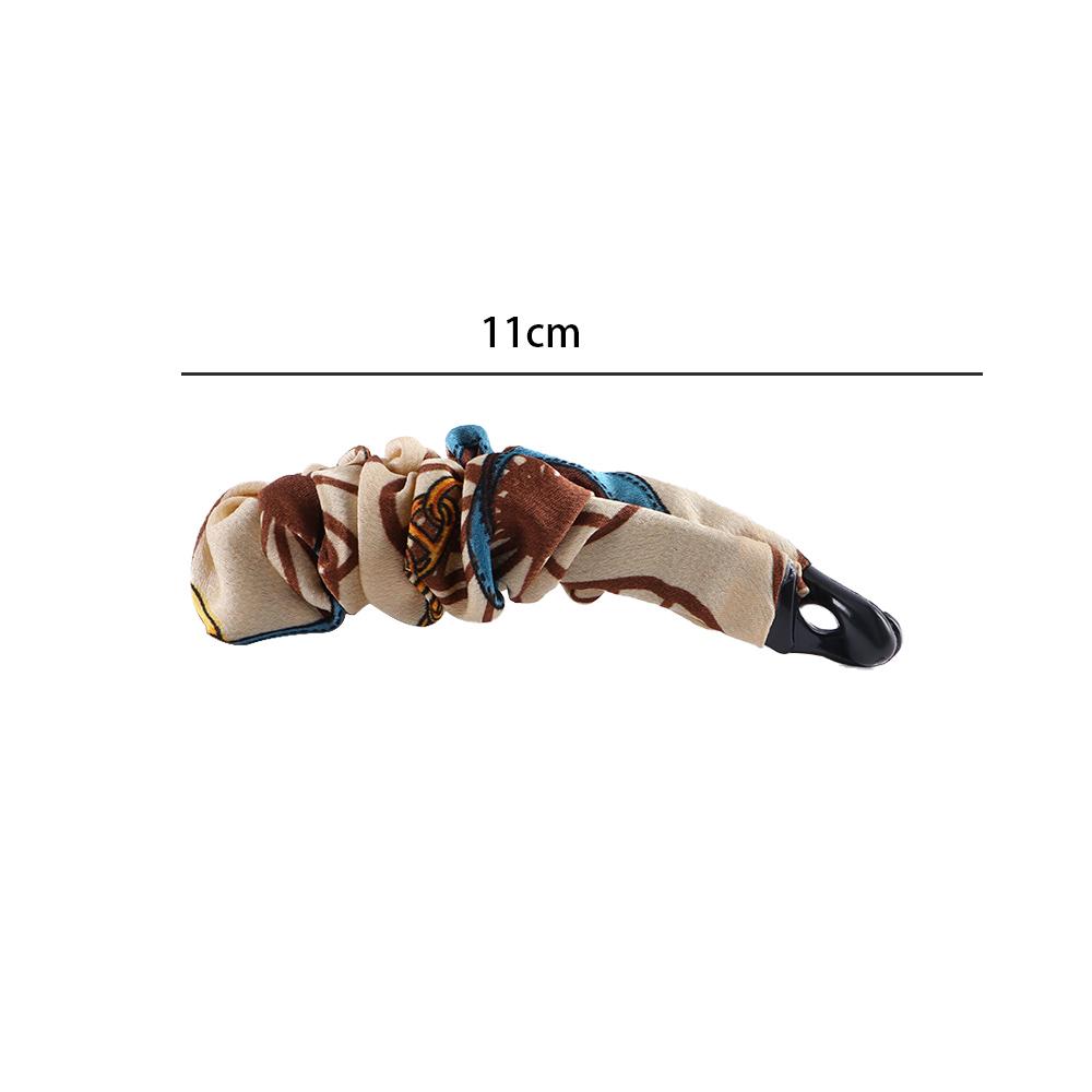 Fashion Design Party Women Hair Accessories Korean Style Hair Wear Fabric Banana Clip Vertical Clip