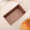 1 шт. прямоугольный противень для хлеба форма для выпечки хлеба форма для тостов из углеродистой стали прямоугольная рифленая антипригарная коробка для выпечки хлеба