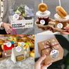 500 шт./рулон Наклейки «Спасибо» с кошачьей лапкой, DIY этикетки для выпечки, торта, десерта, подарков для подарочных пакетов/коробок и запечатывания конвертов