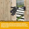 Universal Self-Locking Gate Latch Iron Rustproof Fence Gate Latch with Screws Practical Automatic Fence Latch for Yard Garden