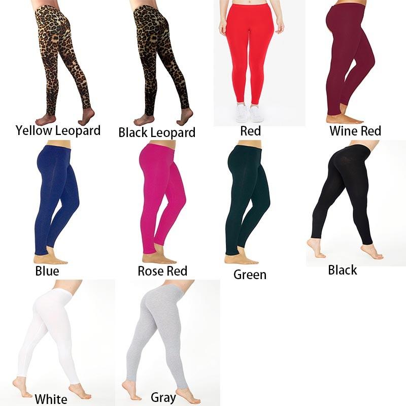 Full Women Fashion Length High Waist Leggings Soft Warm Thick Pants Stretch
