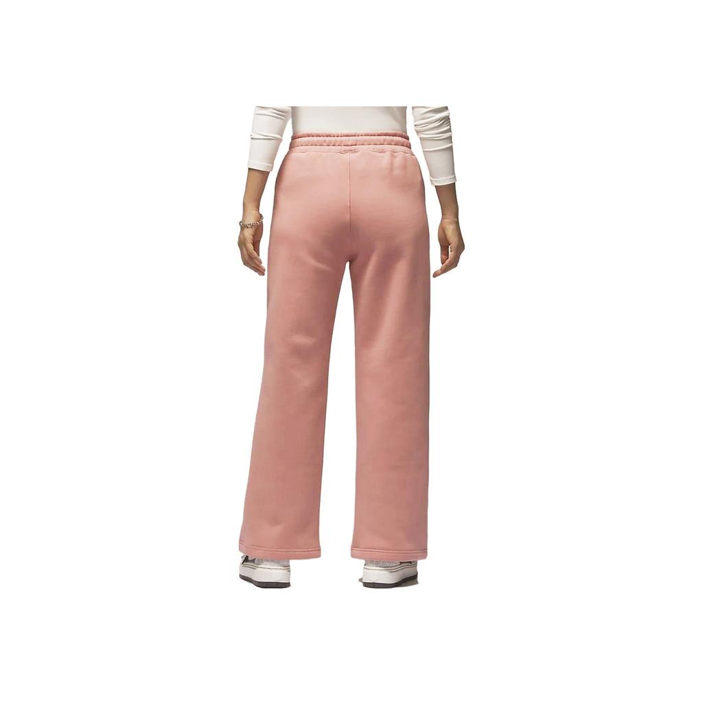 Jordan Flight Open-Hem Fleece Joggers Women Bottoms Stardust-Red FD7225-618