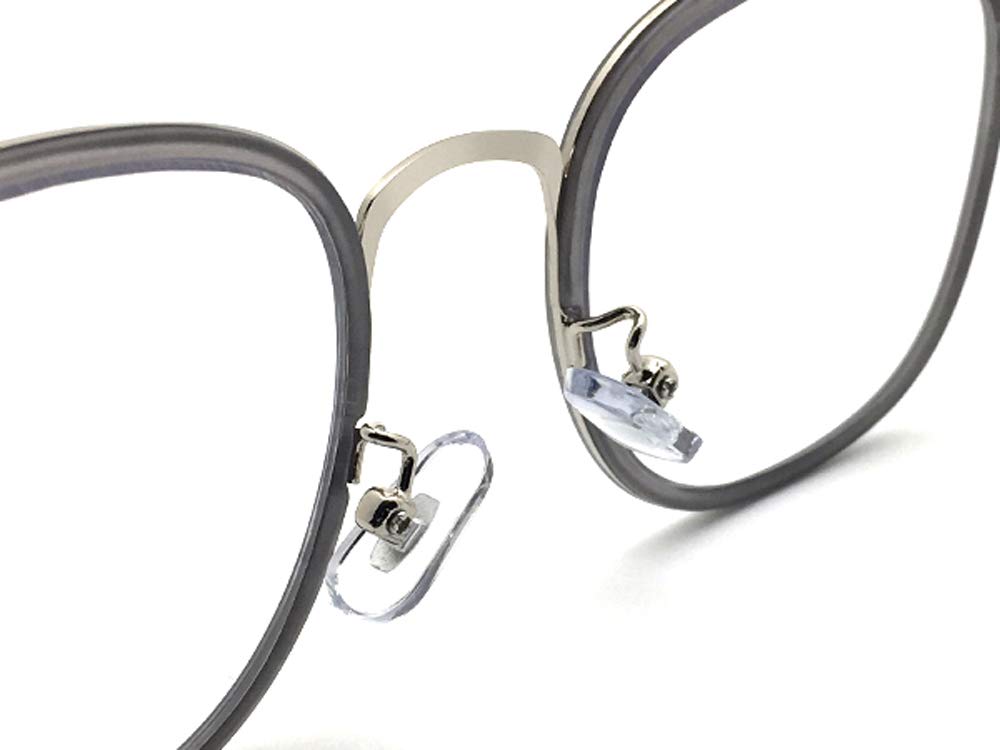 МЕТАЛЛИЧЕСКИЕ КВАДРАТНЫЕ СОЛНЦЕЗАЩИТНЫЕ ОЧКИ квадратные ПРОЗРАЧНЫЕ [ДИЗАЙН ОЧКОВ] (металлические солнцезащитные очки) СЕРЫЙ/СЕРЕБРИСТЫЙ ×