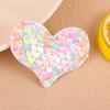 6 шт. Заколки для волос в форме сердца для девочек, блестящие заколки для волос с пайетками, металлические заколки для волос для малышей, детские аксессуары для волос
